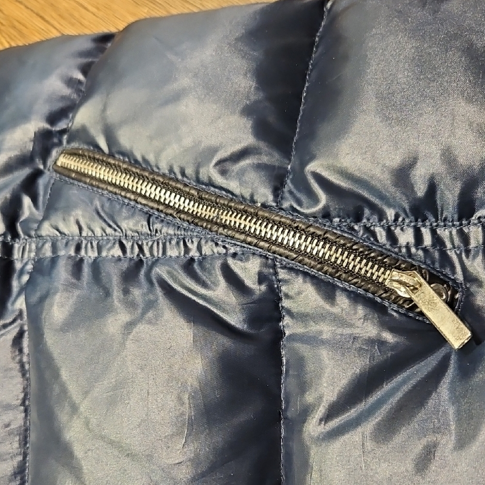 Laundry By Shelli Segal Midnight Blue Puffer Jacket - Picture 2 of 6